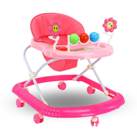 Andador Plegable Flores Con Musica Bebes Portable