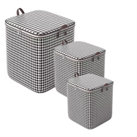 Set 3 Cestas Ropa Sucia con Cierre 110L 140L 180L