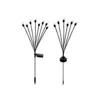 Pack 2 Luces Led En Ramo Energía Solar Exterior