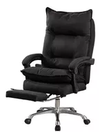 Silla Jefe De Tela Oficina Con Reposapiés
