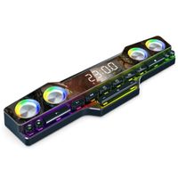 Altavoz Parlante Gamer Con Teclas Luz RGB Bluetooth PC