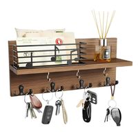 Portallaves De Madera Colgador Soporte Llaves Pared