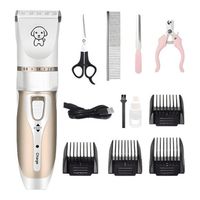Máquina De Cortapelos 12 Piezas Para Perros Y Mascotas
