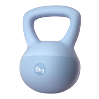 Pesa Rusa Suave Kettlebell Base De Goma Arena De Hierro 6KG
