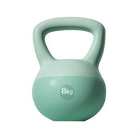 Pesa Rusa Suave Kettlebell Base De Goma Arena De Hierro 8KG
