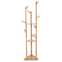 Perchero Triangular Colgador Bamboo Minimalista 170x36cm