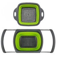 Colador Extensible Plegable 39x26cm De Silicona Multiuso