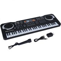 Piano Teclado Electrónico Digital 61 Teclas con Microfono