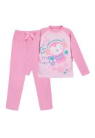 Pijama Niña Polar H2O Wear Fucsia