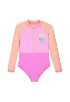 Traje de Baño Niña UV30+ Colores Cierre Niña H2O Wear