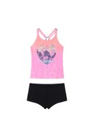 Traje de Baño Niña Teens Tankini UV50 Hot Pant H2O Wear Rosa