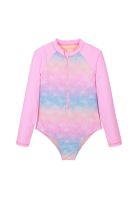 Traje de Baño Niña M/Larga UV50 H2O Wear Rosado