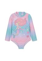 Traje de Baño Bebe Niña Entero UV50 M/Larga Sublimado H2O Wear