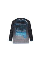 Traje de Baño Niño Polera UV50 M/Larga  H2O Wear Negro