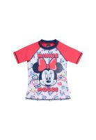 Niña Polera UV+50 Minnie Mouse Disney Blanco-Azul
