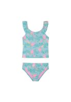 Traje de Baño Niña Tankini UV50 H2O Wear Turquesa