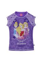 Polera Niña Manga Corta UV 50 Disney Princesas Violeta