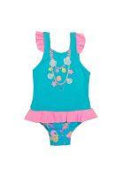 Traje de Baño Bebe Niña UV 30 H2O Wear Turquesa