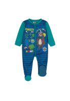 Pijama Bebé Niño Entero Polar Sustentable Azul H2O Wear