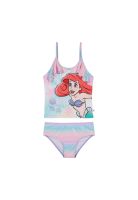 Traje de Baño Niña Tankini Disney Princesas Rosado C/Vuelos