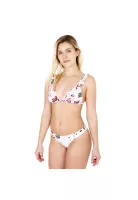 Traje de Baño Bikini con Vuelos para Mujer Verde