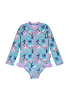 Traje de Baño Bebe Niña UV 50 Manga Larga Disney Celeste