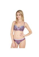 Traje de Baño Bikini Mujer H2O Wear Copa Estampado Violeta