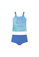 Traje de Baño Niña Teens Tankini UV50 H2O Wear Azul