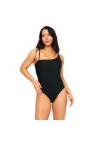 Traje de Baño Mujer 1 Hombro Isidora H2O Wear Negro