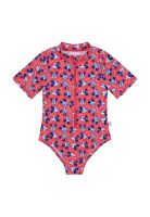 Traje de Baño Bebe Niña Entero UV50+ Disney Minnie Rojo M/Corta
