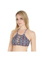 Traje de Baño Top High Neck H2O Wear Turquesa