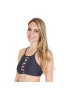 Traje de Baño Top High Neck H2O Wear Gris