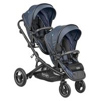 Nuevo Coche Paseo Doble Dueto Bebeglo RS-13310-1 Gris