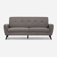 Sofá Adele 3 Cuerpos Tela Gris