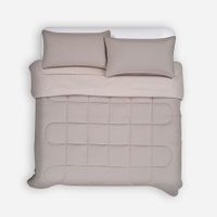 Plumón Bicolor Lines Reversible Arena King