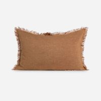 Funda de Cojín Lino Costa 60 x 40 cm Camel