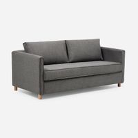 Sofá Cama Lido 3 Cuerpos Tela Gris