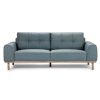 Sofá Rosen Biada 3 Cuerpos Tela Azul