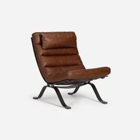 Poltrona Rosen Astoria Cuero Marrón