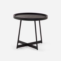 Mesa Lateral Rosen Liberty 50x50 cm Negro