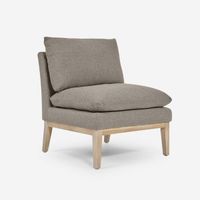 Poltrona Rosen Lucerna Tela Taupe