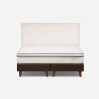 Box Spring Classique+ 2 Plazas + Respaldo Maura