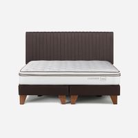 Cama Classique+ King + Respaldo Lucio