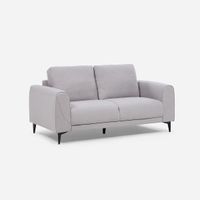 Sofá Padua 2 Cuerpos Color Gris Perla