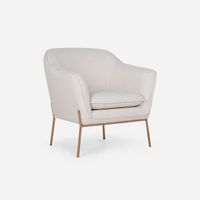 Poltrona Rosen Kendall Tela Blanco