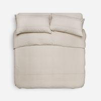 Funda Plumón Algodón Pure Gialla Beige 2 Plazas