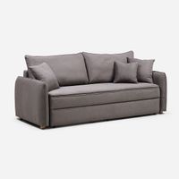 Futón Bron 3 Cuerpos Tela Taupe