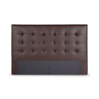 Respaldo Rosen New Oliver Super King Cuero Marrón