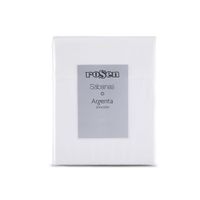 Sábana Rosen 200 Hilos Algodón Lisa Blanca 1 Plaza