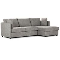 Sofá Seccional Cama Rosen Derecho Noah Tela Gris